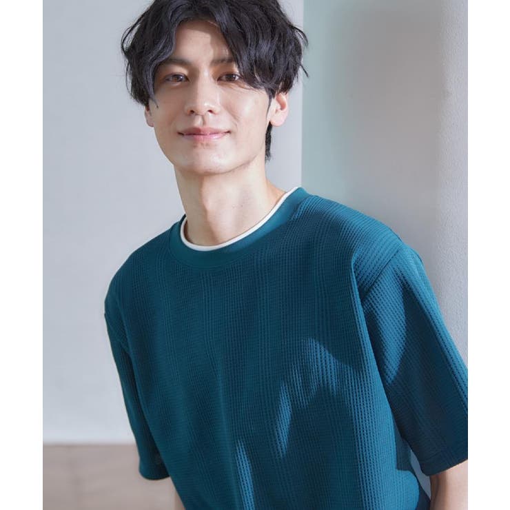 【ラクして決まる！】レイヤード風半袖Tシャツ 洗濯機OK | THE SHOP TK | 詳細画像1 