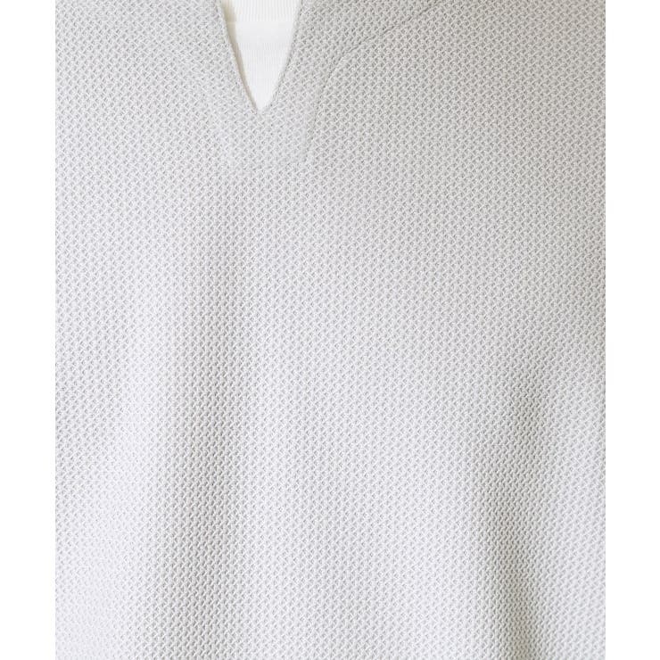【一枚でコーディネートが完成！】レイヤード風 キーネック 半袖Tシャツ | THE SHOP TK | 詳細画像28 