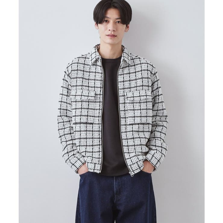 【カジュアルに上品さをプラス】変わり織ツイードブルゾン 洗濯機OK | THE SHOP TK | 詳細画像10 