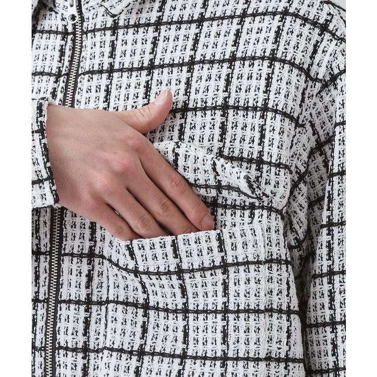 【カジュアルに上品さをプラス】変わり織ツイードブルゾン 洗濯機OK | THE SHOP TK | 詳細画像22 