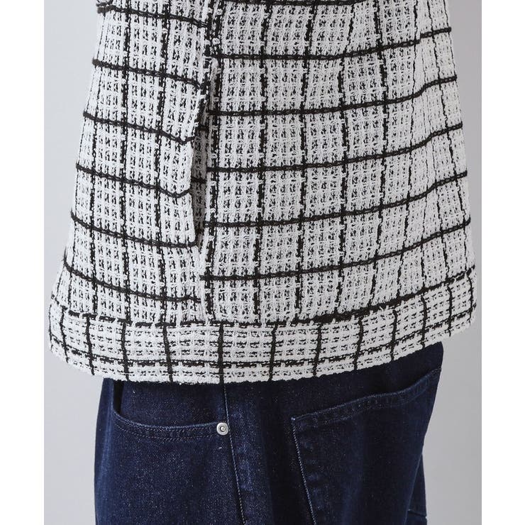 【カジュアルに上品さをプラス】変わり織ツイードブルゾン 洗濯機OK | THE SHOP TK | 詳細画像24 