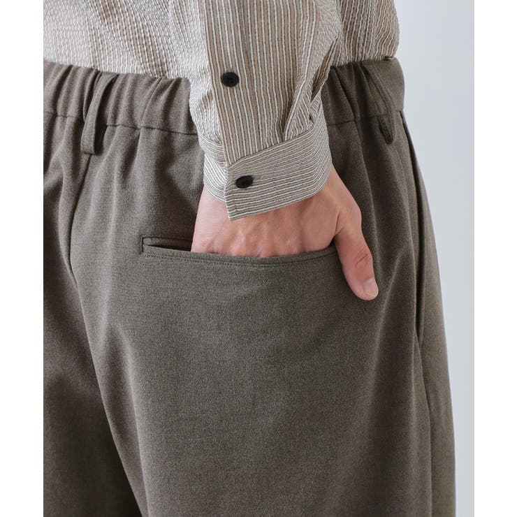 【半歩先のオシャレ】バレルレッグ パンツ 洗濯機OK | THE SHOP TK | 詳細画像18 