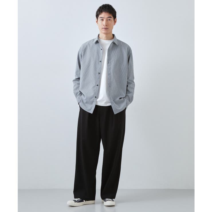 【爽やかで好印象】サッカーストライプシャツ 洗濯機OK | THE SHOP TK | 詳細画像7 