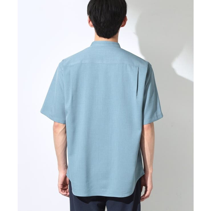 LITE TEX バンドカラー半袖シャツ | THE SHOP TK | 詳細画像18 