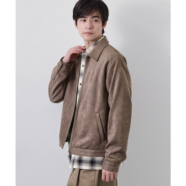 フェイクスエードジップ ブルゾン | THE SHOP TK | 詳細画像7 