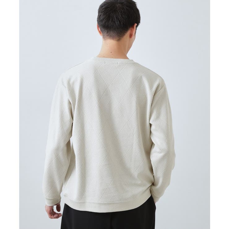 【大人のデイリースタイルを格上げ】ジャカードリンクススウエット 洗濯機OK | THE SHOP TK | 詳細画像16 