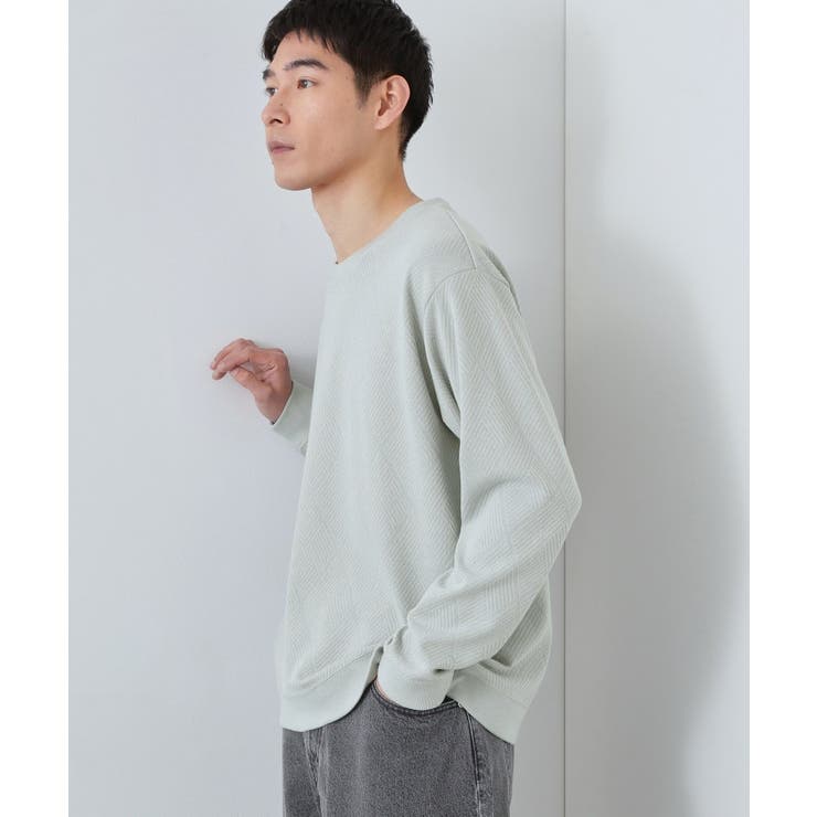 【大人のデイリースタイルを格上げ】ジャカードリンクススウエット 洗濯機OK | THE SHOP TK | 詳細画像19 