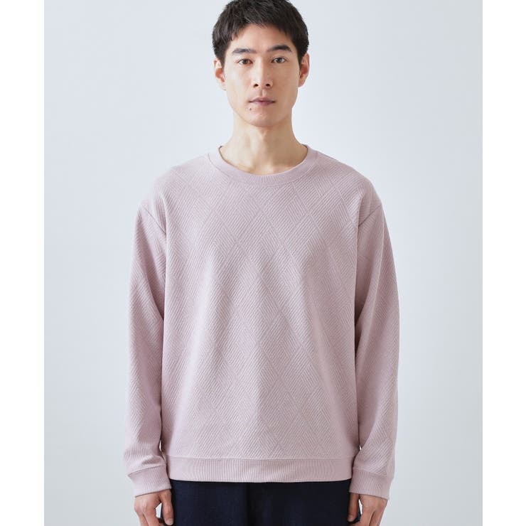 【大人のデイリースタイルを格上げ】ジャカードリンクススウエット 洗濯機OK | THE SHOP TK | 詳細画像31 