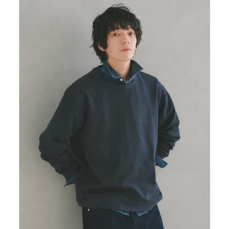 【大人のデイリースタイルを格上げ】ジャカードリンクススウエット 洗濯機OK | THE SHOP TK | 詳細画像8 