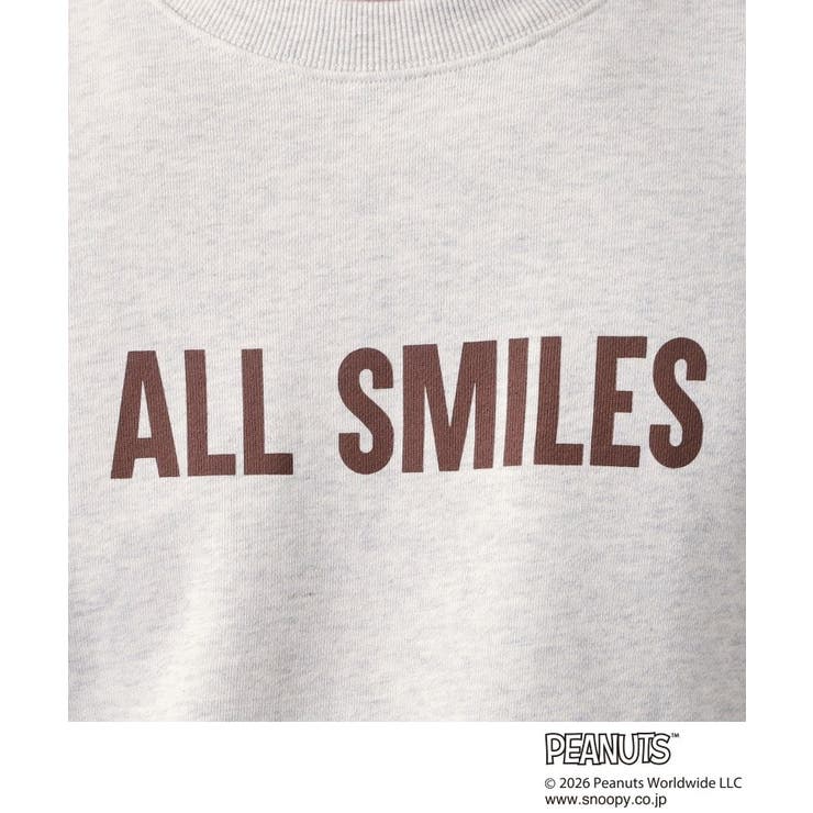 PEANUTS ／ ピーナッツ スヌーピー ミニ裏毛スウェット | THE SHOP TK | 詳細画像8 