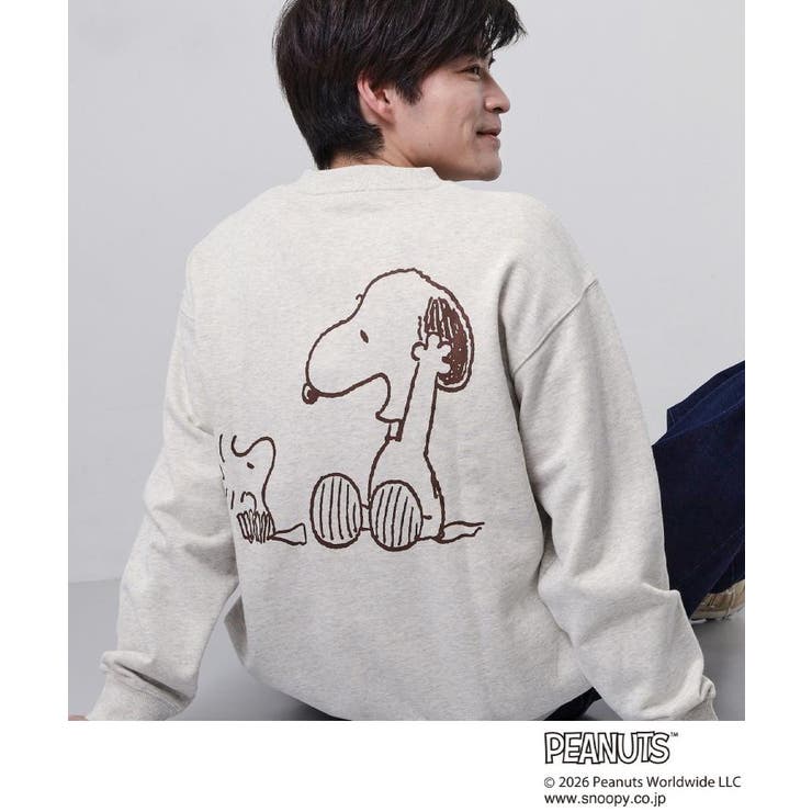 PEANUTS ／ ピーナッツ スヌーピー ミニ裏毛スウェット | THE SHOP TK | 詳細画像4 