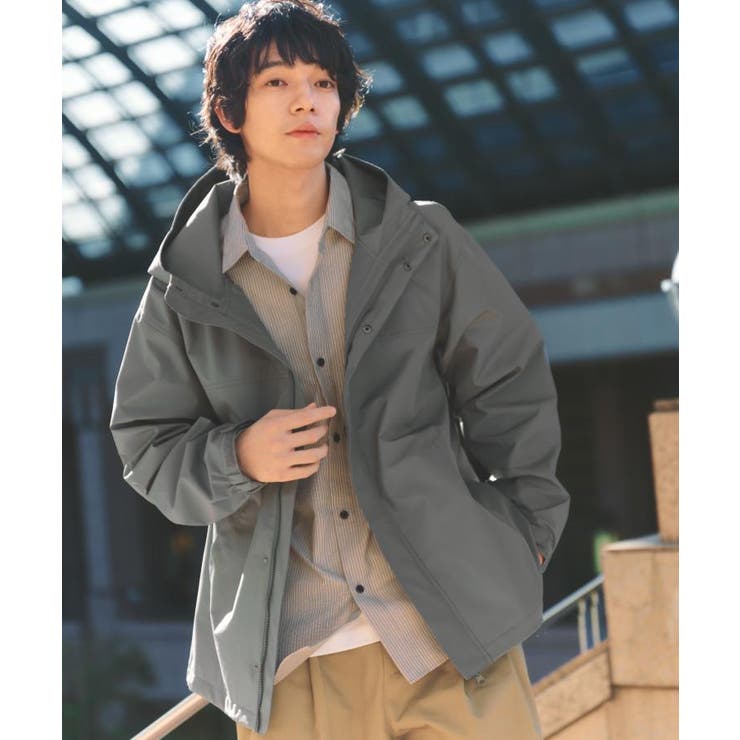 【季節の変わり目に最適】ナイロンマウンテンパーカー  防風/洗濯機OK | THE SHOP TK | 詳細画像4 