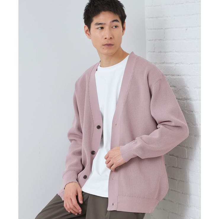 ピンク(071) | 【季節の変わり目に最適】ニットカーディガン ドライタッチ／軽量 | THE SHOP TK