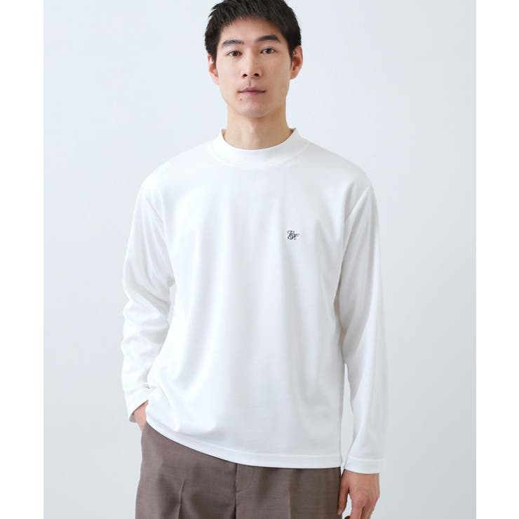 ビジネス兼用 カルゼモックネック長袖Tシャツ 洗濯機OK/毛玉になりにくい | THE SHOP TK | 詳細画像5 