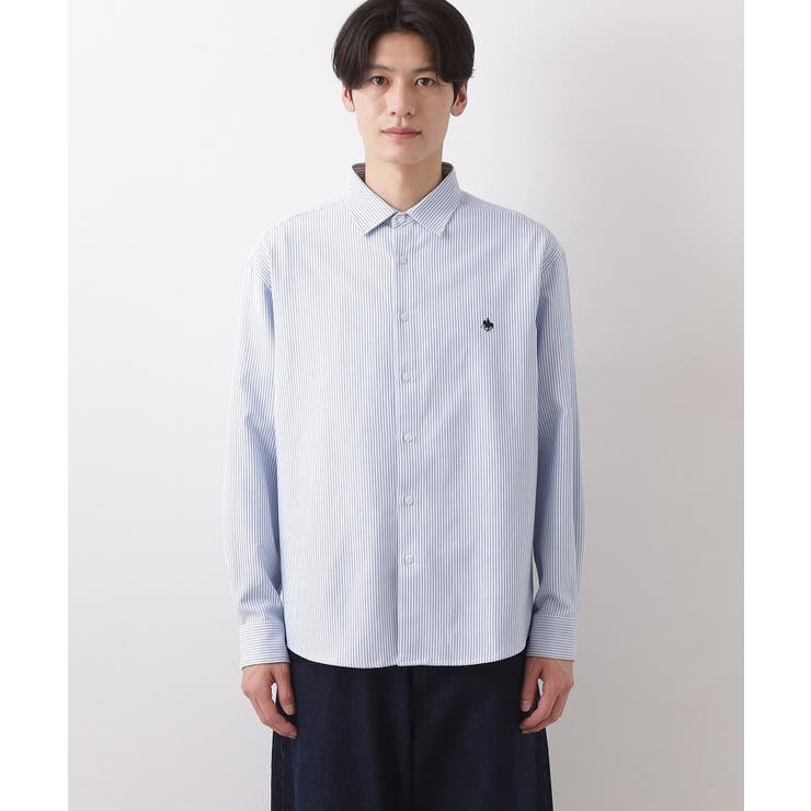 【POLO BCS 別注】 アソート長袖シャツ ストライプ／グレー／デニム | THE SHOP TK | 詳細画像20 