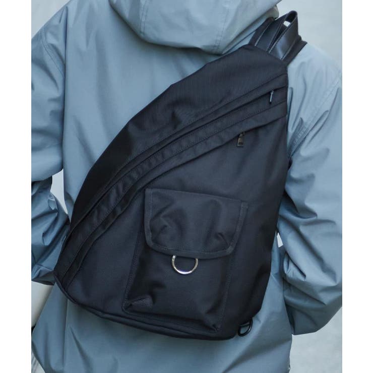 ブラック(019) | ツイル スリング ショルダーバック | THE SHOP TK