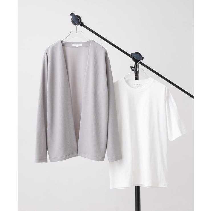 【2点セット】カーディガン＋半袖Tシャツ 洗濯機OK | THE SHOP TK | 詳細画像1 
