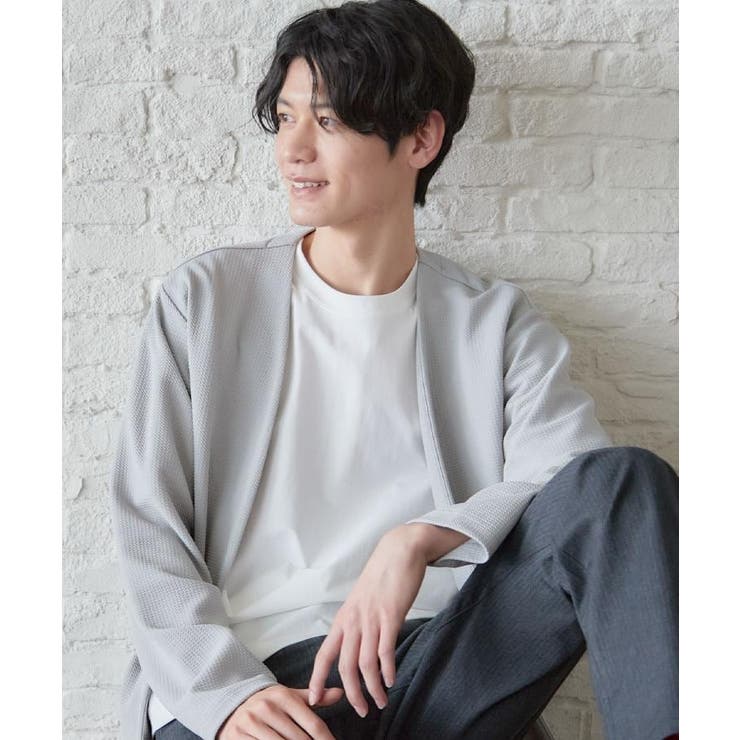 【2点セット】カーディガン＋半袖Tシャツ 洗濯機OK | THE SHOP TK | 詳細画像5 
