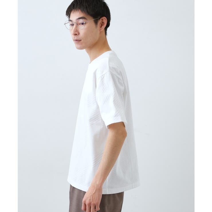 【無地だと少し物足りないという方へ】ジオメトリック柄 半袖Tシャツ 洗濯機OK | THE SHOP TK | 詳細画像9 