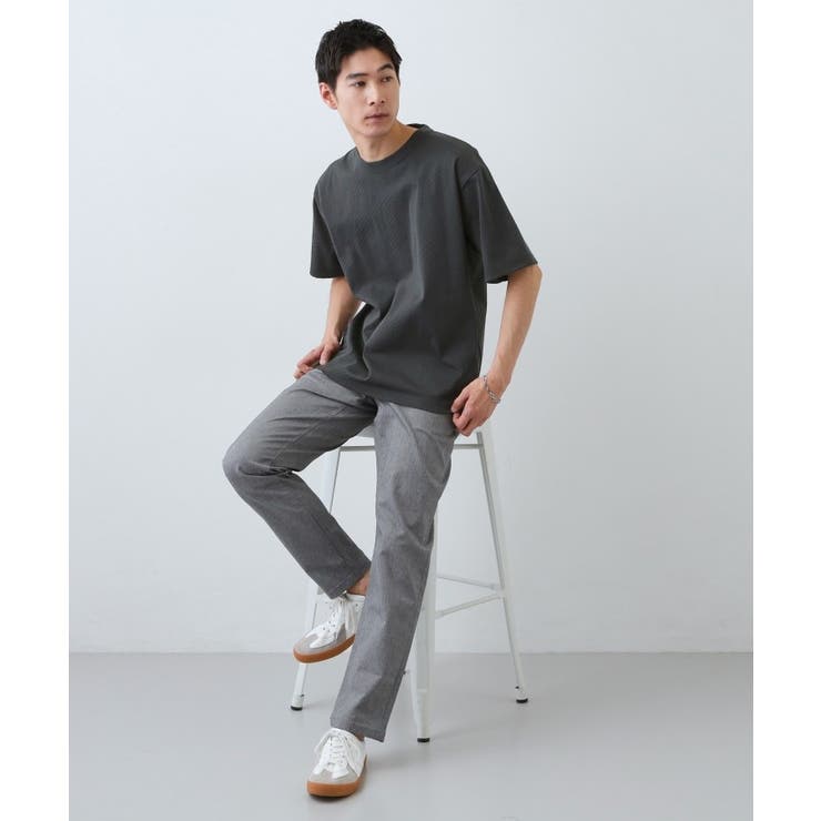 【無地だと少し物足りないという方へ】ジオメトリック柄 半袖Tシャツ 洗濯機OK | THE SHOP TK | 詳細画像18 