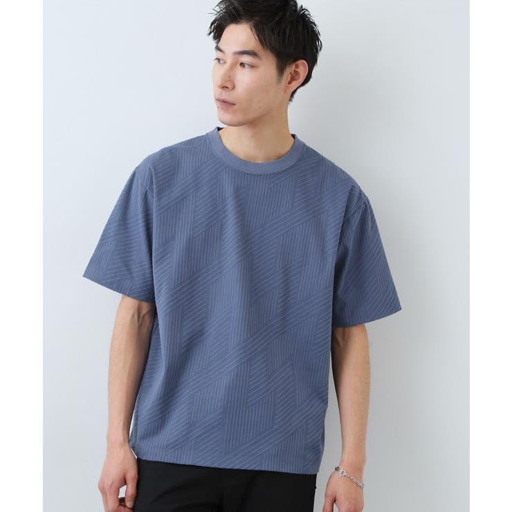 【無地だと少し物足りないという方へ】ジオメトリック柄 半袖Tシャツ 洗濯機OK | THE SHOP TK | 詳細画像20 