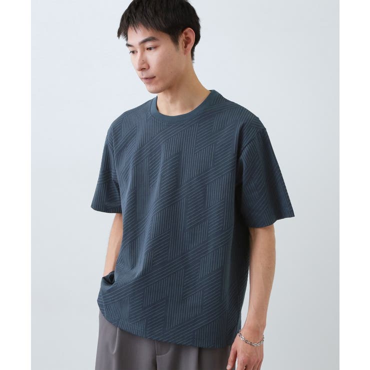 【無地だと少し物足りないという方へ】ジオメトリック柄 半袖Tシャツ 洗濯機OK | THE SHOP TK | 詳細画像24 