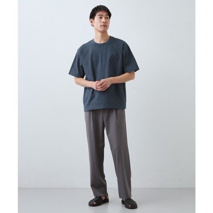 【無地だと少し物足りないという方へ】ジオメトリック柄 半袖Tシャツ 洗濯機OK | THE SHOP TK | 詳細画像26 