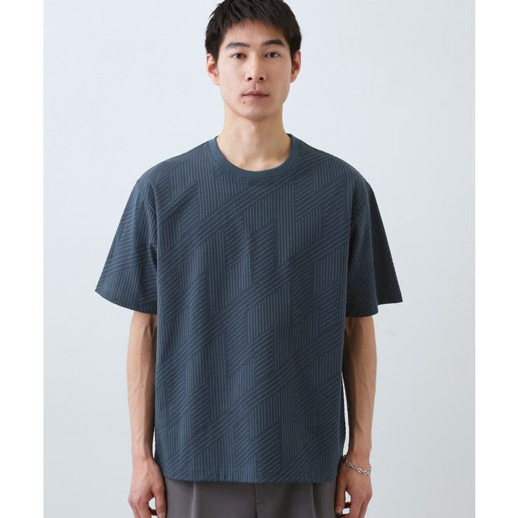 【無地だと少し物足りないという方へ】ジオメトリック柄 半袖Tシャツ 洗濯機OK | THE SHOP TK | 詳細画像28 