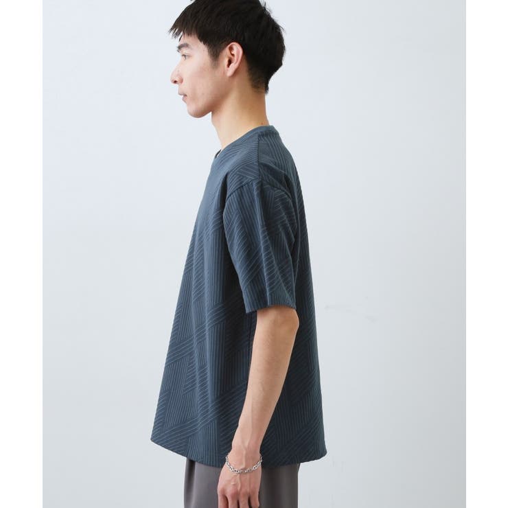 【無地だと少し物足りないという方へ】ジオメトリック柄 半袖Tシャツ 洗濯機OK | THE SHOP TK | 詳細画像29 