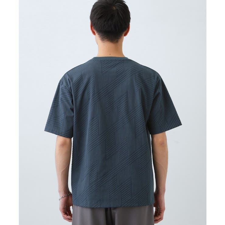 【無地だと少し物足りないという方へ】ジオメトリック柄 半袖Tシャツ 洗濯機OK | THE SHOP TK | 詳細画像30 