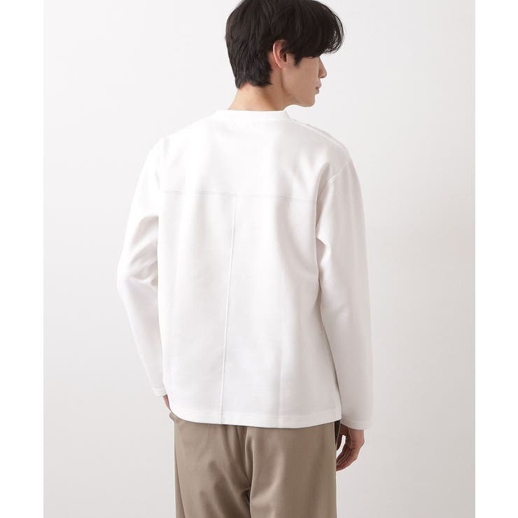 ダンボール ステッチ切替デザイン 長袖Tシャツ 洗濯機OK | THE SHOP TK | 詳細画像2 