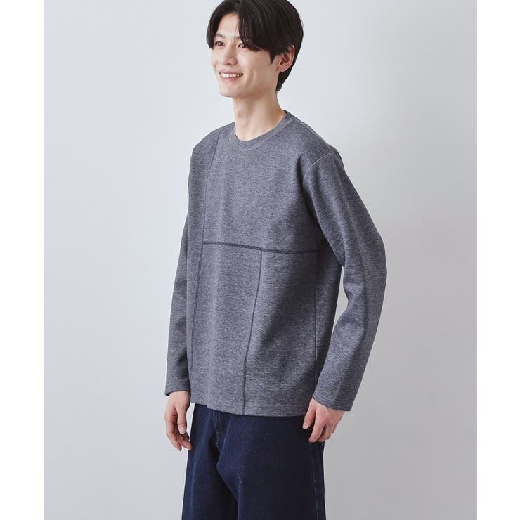 ダンボール ステッチ切替デザイン 長袖Tシャツ 洗濯機OK | THE SHOP TK | 詳細画像13 