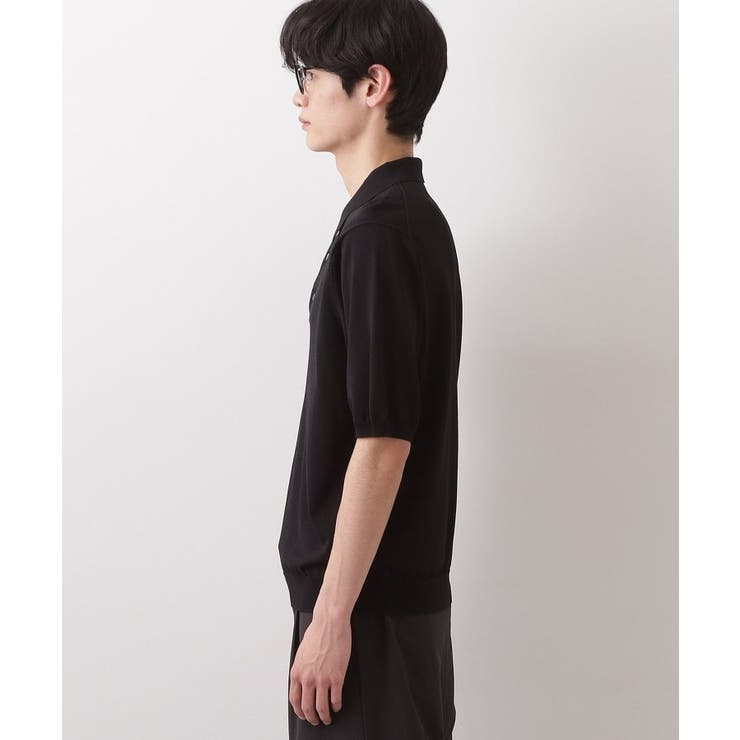 《KURO》半袖ニットポロシャツ 接触冷感 | THE SHOP TK | 詳細画像11 