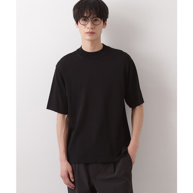 《KURO》半袖モックネックニット 接触冷感 | THE SHOP TK | 詳細画像3 