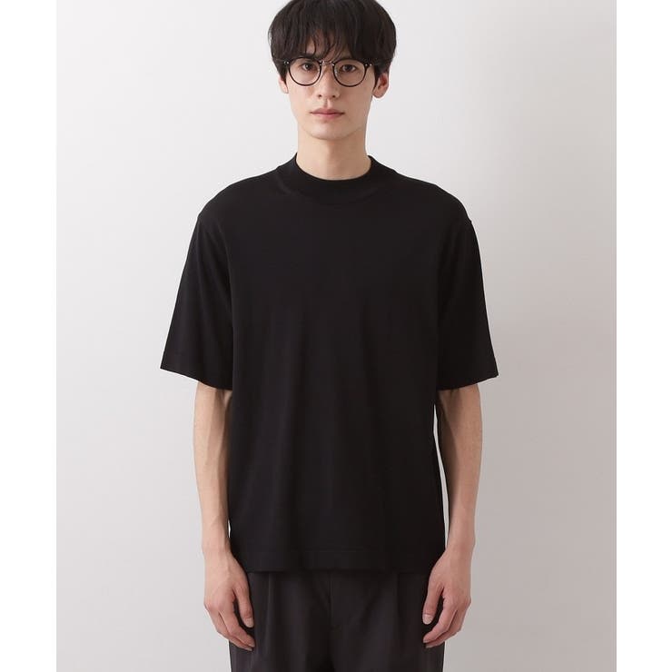 《KURO》半袖モックネックニット 接触冷感 | THE SHOP TK | 詳細画像7 