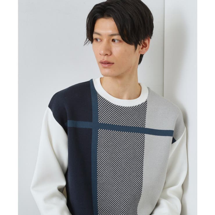 チェック柄ダンボール スウェット 洗濯機OK | THE SHOP TK | 詳細画像1 