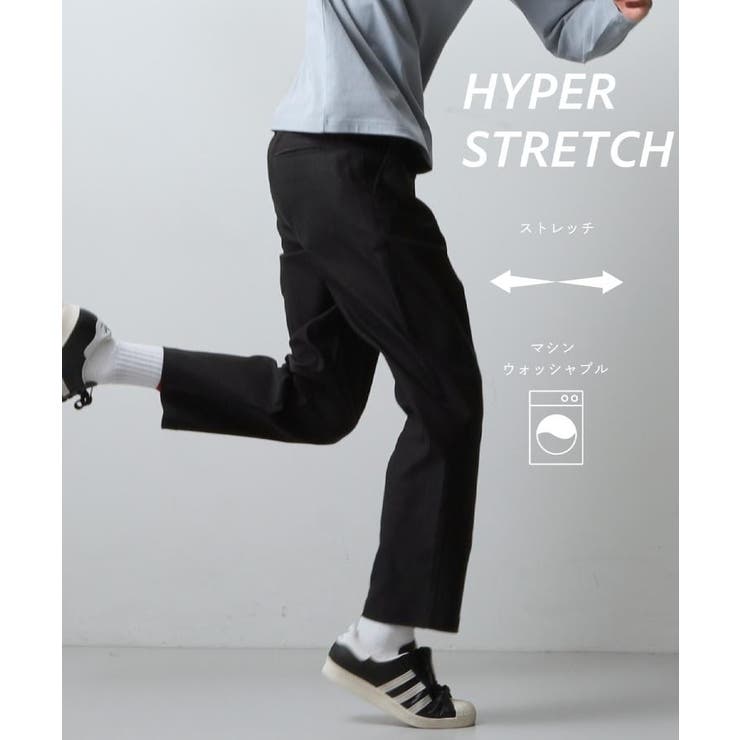 ブラック(019) | 【とにかく伸びて、しっかり戻る】ハイパーストレッチ イージーパンツ 洗濯機OK | THE SHOP TK