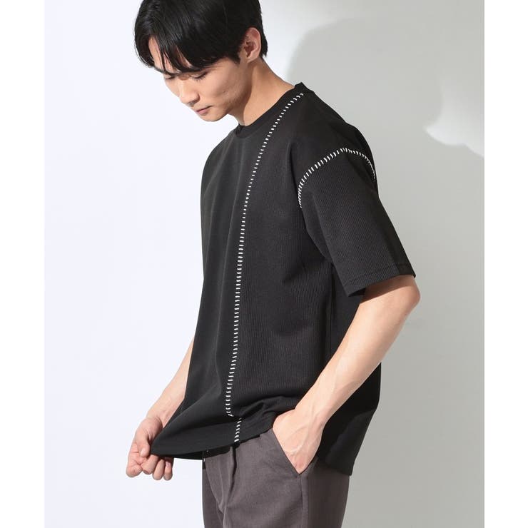 ハンドステッチ 半袖Tシャツ 洗濯機OK | THE SHOP TK | 詳細画像1 