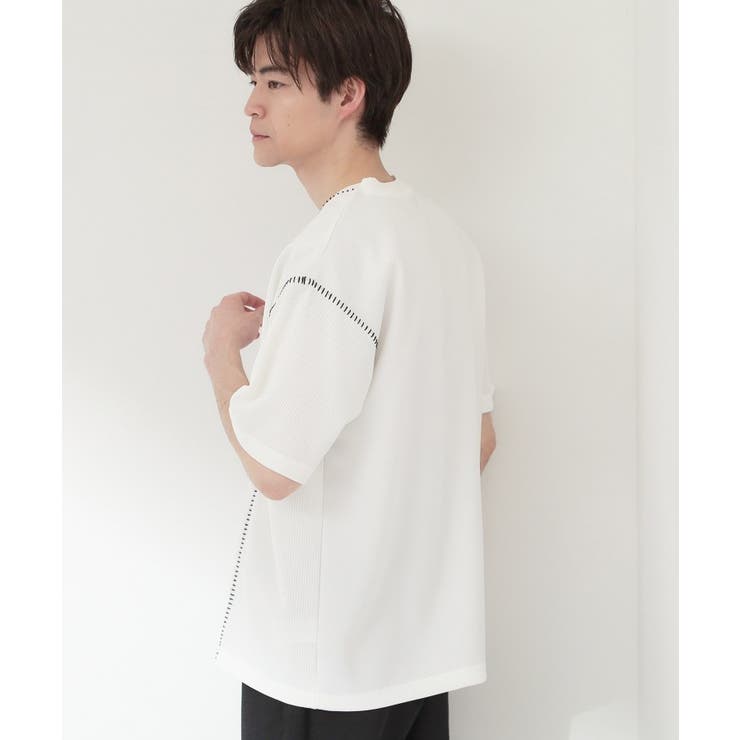ハンドステッチ 半袖Tシャツ 洗濯機OK | THE SHOP TK | 詳細画像6 