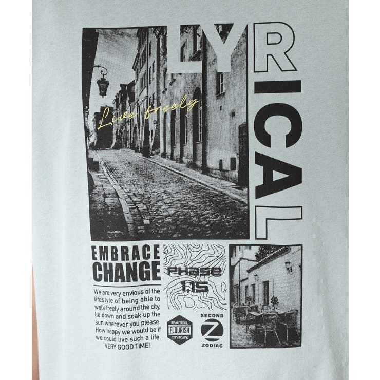 【夏コーデの主役に】グラフィックコットン半袖Tシャツ CAT LANDSCAPE | THE SHOP TK | 詳細画像12 
