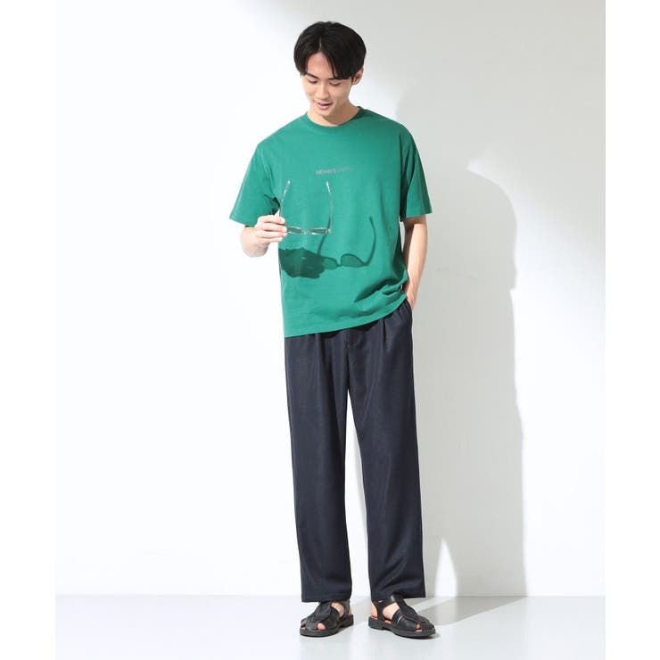 【なめらかでソフトな肌触り】ロゴ コットン半袖Tシャツ 洗濯機OK | THE SHOP TK | 詳細画像3 