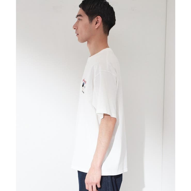 ヒゲオジ サガラ刺繍 半袖Tシャツ 【洗濯機OK】 | THE SHOP TK | 詳細画像10 