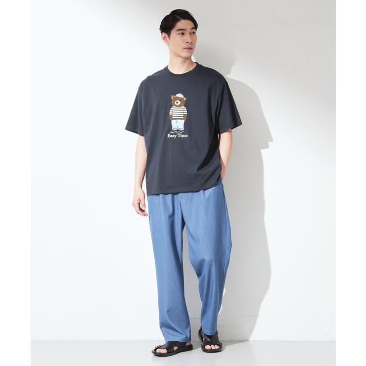 クマ サガラ刺繍 半袖Tシャツ 【洗濯機OK】 | THE SHOP TK | 詳細画像7 
