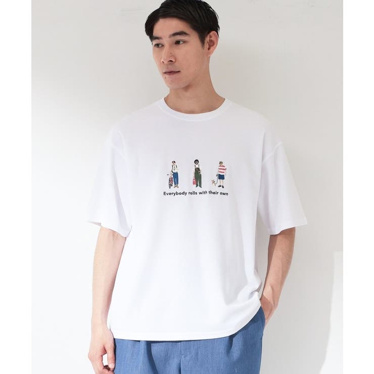 刺繍×ロゴ 鹿の子 半袖Tシャツ 【洗濯機OK】 | THE SHOP TK | 詳細画像1 