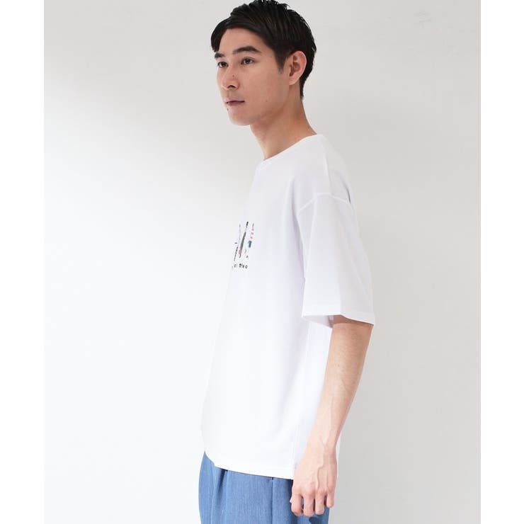 刺繍×ロゴ 鹿の子 半袖Tシャツ 【洗濯機OK】 | THE SHOP TK | 詳細画像2 
