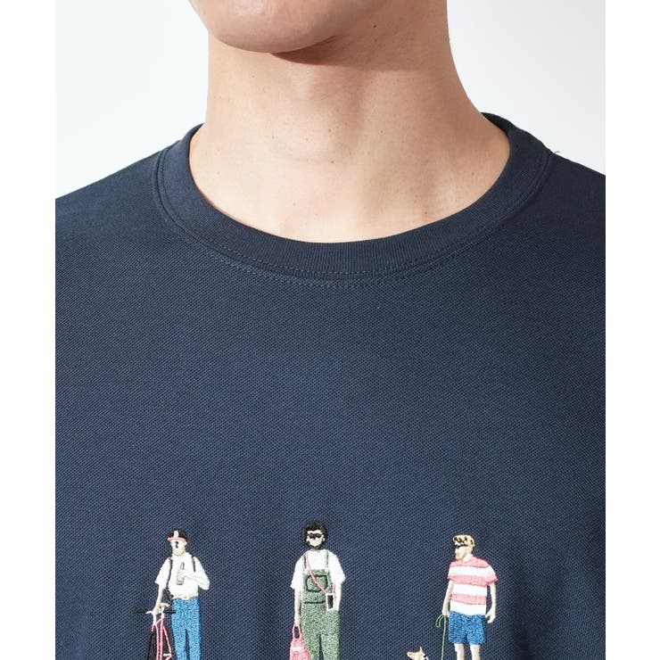 刺繍×ロゴ 鹿の子 半袖Tシャツ 【洗濯機OK】 | THE SHOP TK | 詳細画像12 