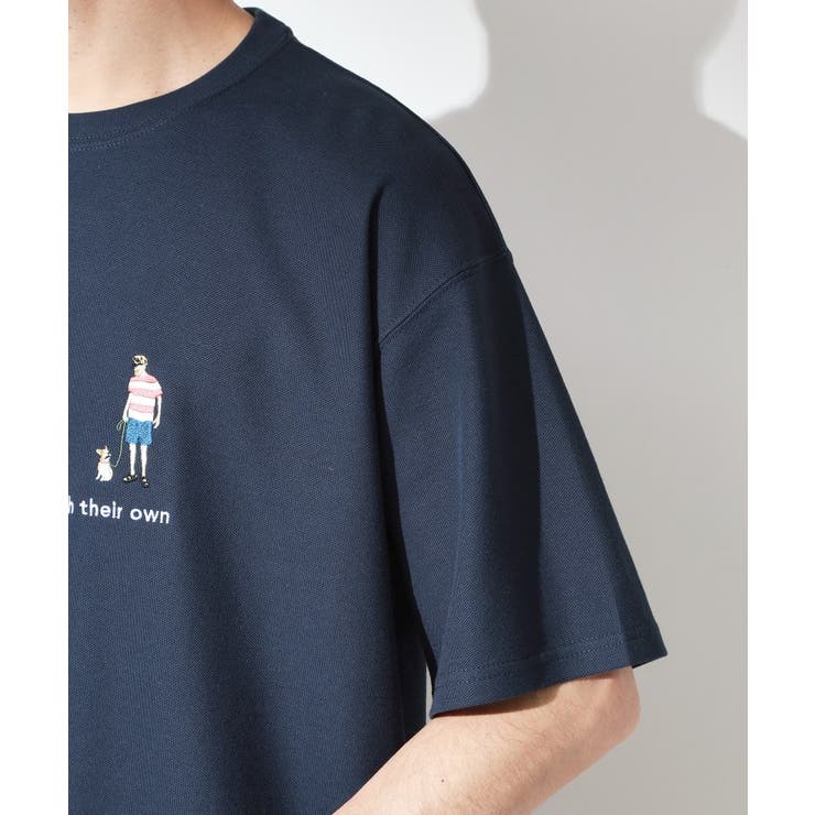 刺繍×ロゴ 鹿の子 半袖Tシャツ 【洗濯機OK】 | THE SHOP TK | 詳細画像13 