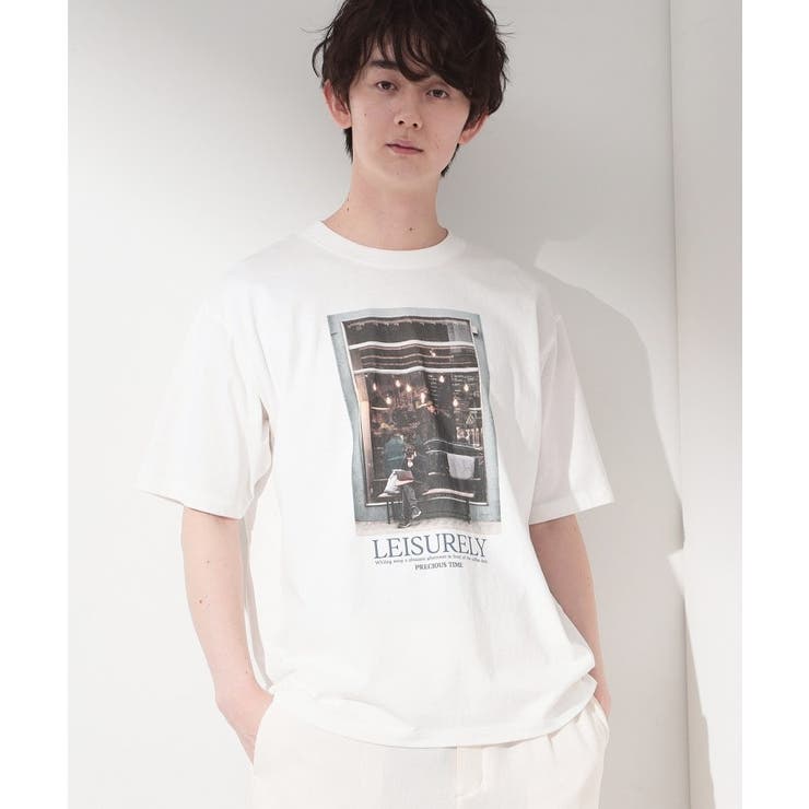 モノクロ フォトグラフィー 半袖Tシャツ 洗濯機OK | THE SHOP TK | 詳細画像1 