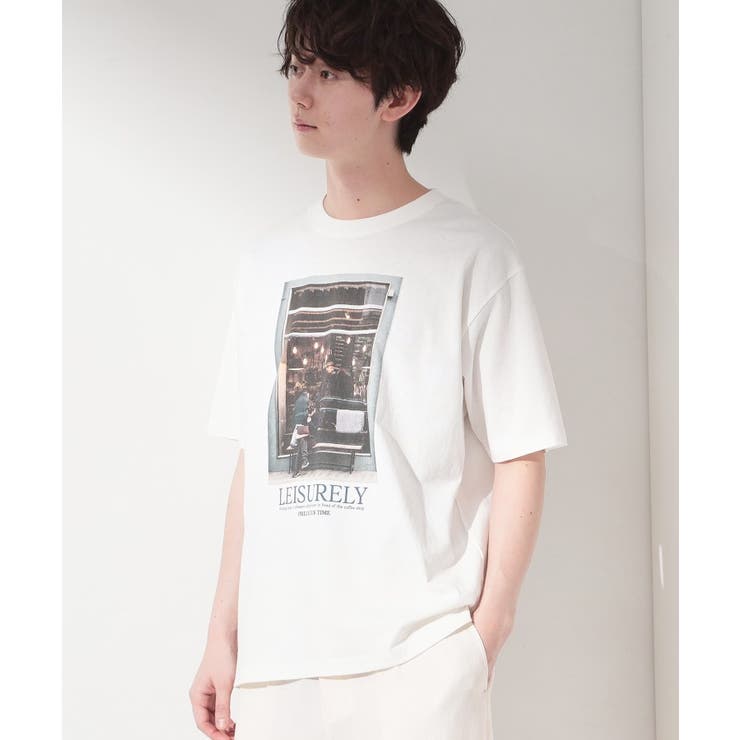モノクロ フォトグラフィー 半袖Tシャツ 洗濯機OK | THE SHOP TK | 詳細画像2 