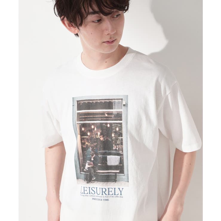 オフホワイト(003) | モノクロ フォトグラフィー 半袖Tシャツ 洗濯機OK | THE SHOP TK